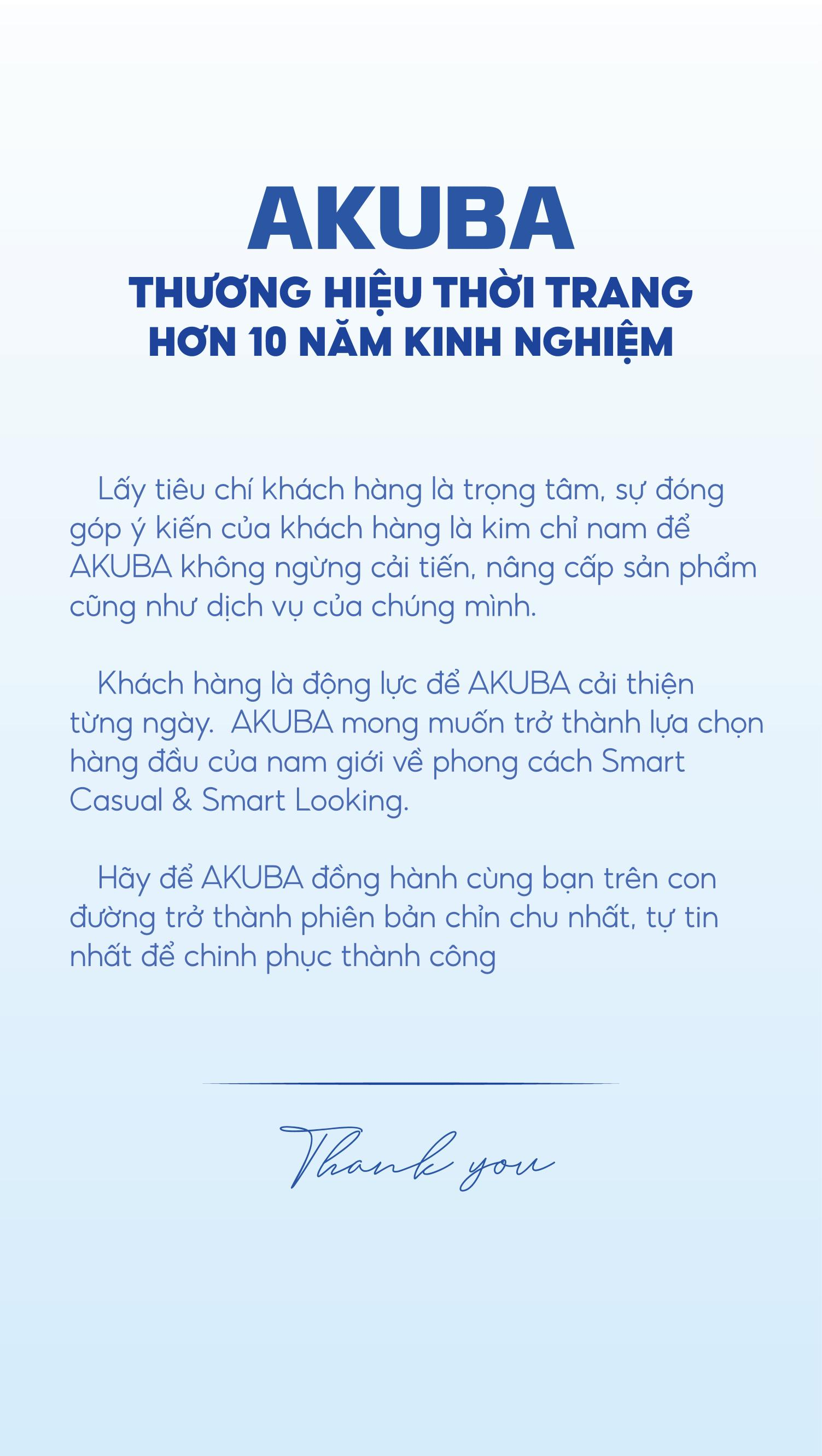 Mô tả Áo polo nam cao cấp AKUBA vải cá sấu thoáng mát, mềm mại, form slimfit | 01J0606 - 10