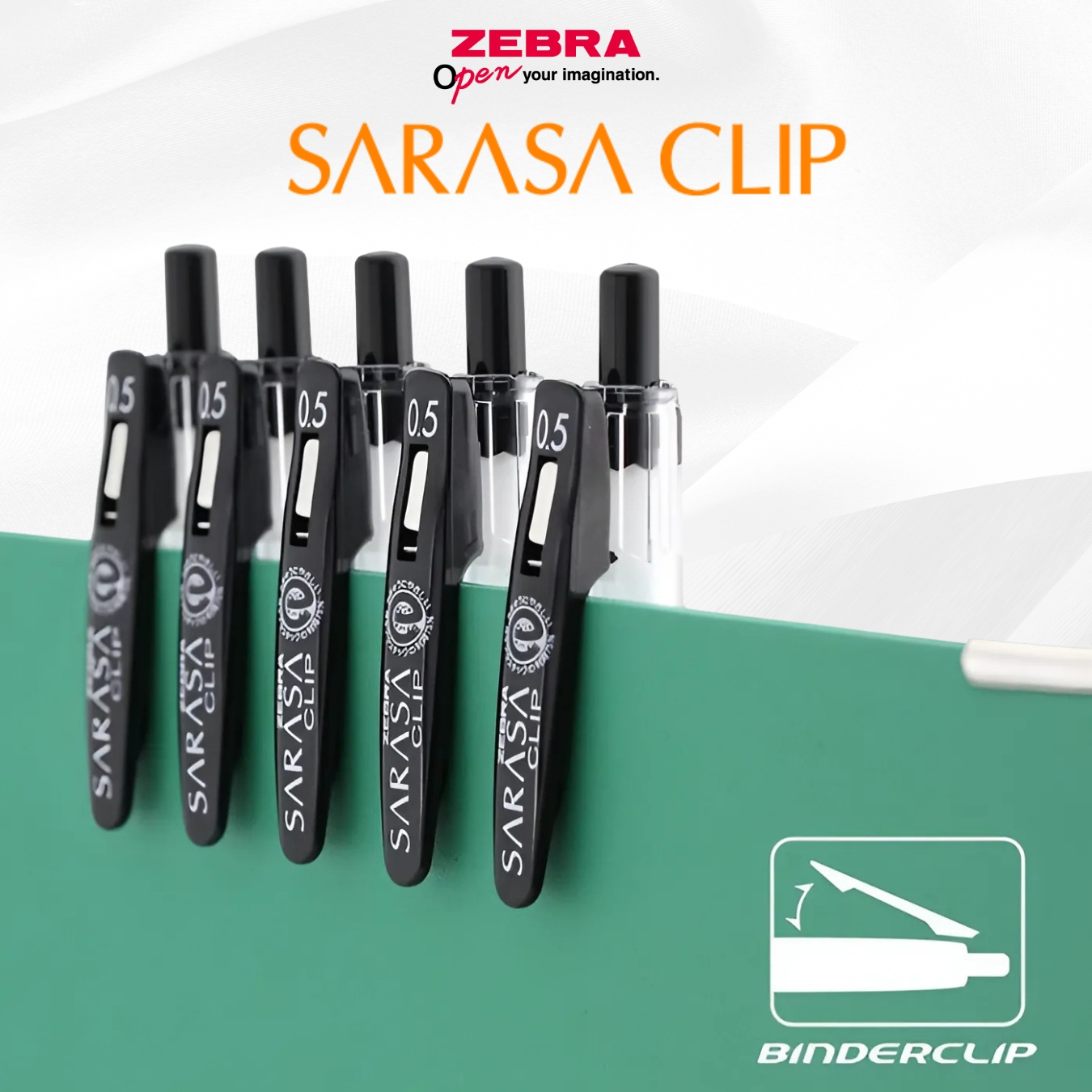 Mô tả Bút Gel Sarasa Clip 0.5mm Zebra Pen - Mực Sắc Nét, Chống Nước, Chống Phai [Chính Hãng] - 2