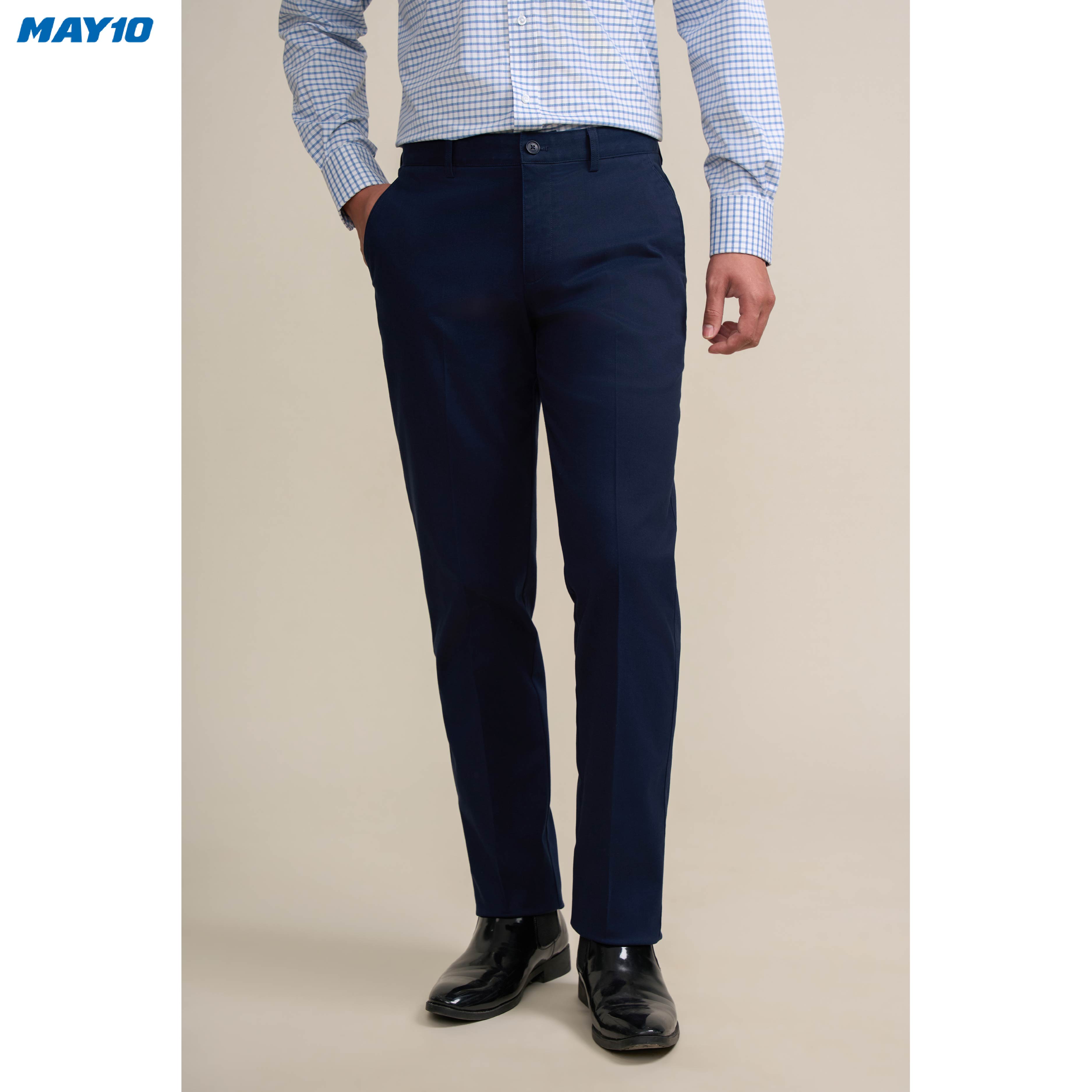 Mô tả Quần kaki nam May 10 không ly mã 020124359KL QK068 - 2