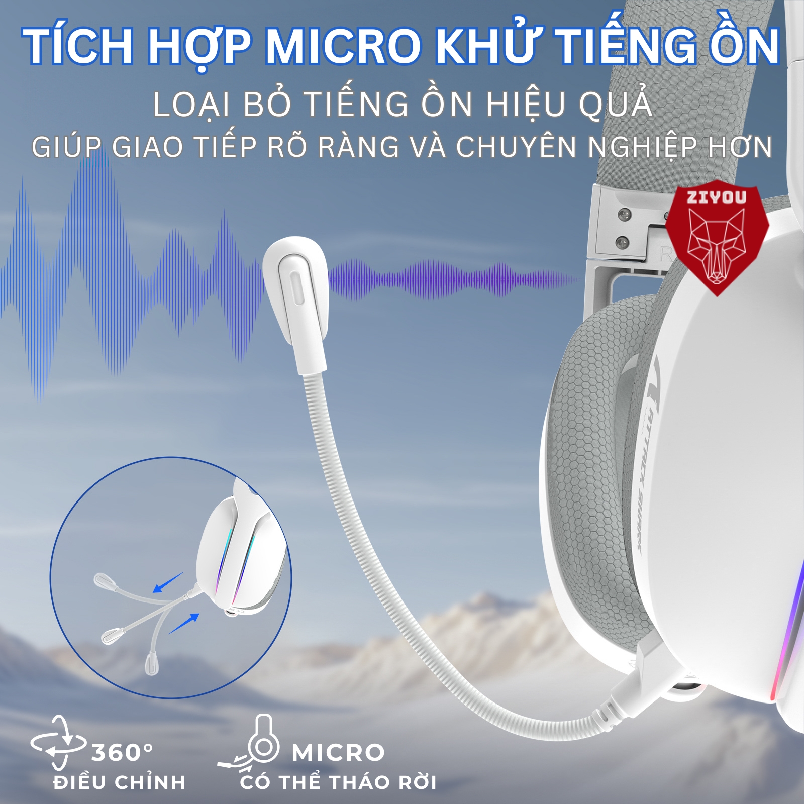 Tai nghe Attack Shark L90 mic