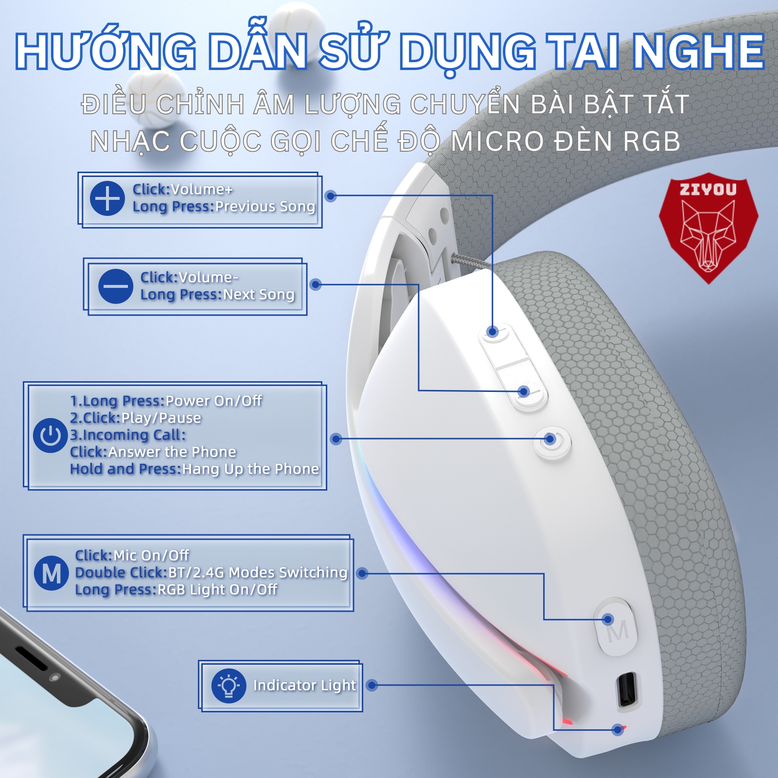 Tai nghe Attack Shark L90 box