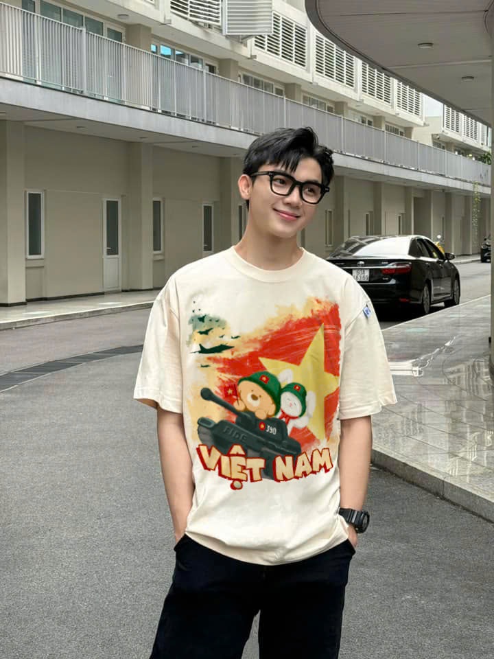 Mô tả Áo thun FIDE Việt Nam phông unisex form rộng local brand nam nữ cổ tròn oversize - AT166 - 1