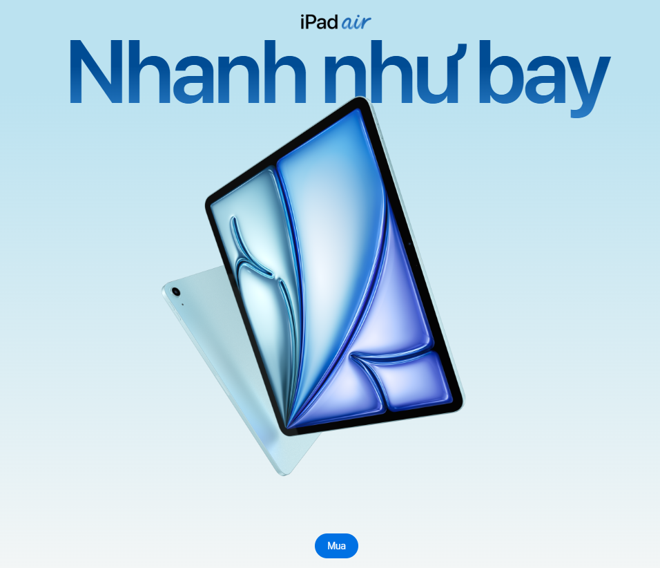 Mô tả iPad Air M3 11 inch  Wifi 128GB - 1