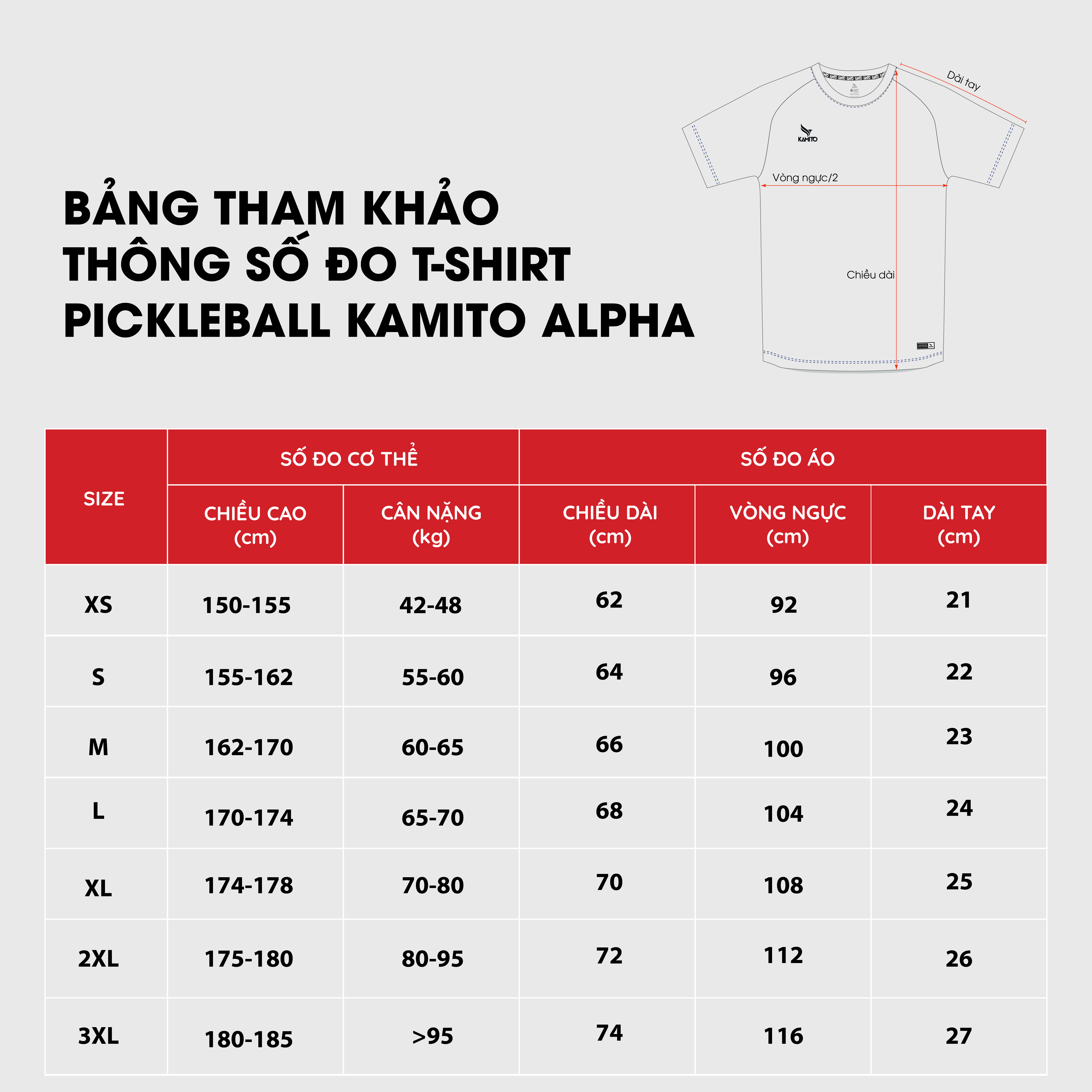 Mô tả Áo TShirt Pickleball Kamito Alpha V1 Lý Hoàng Nam - 3