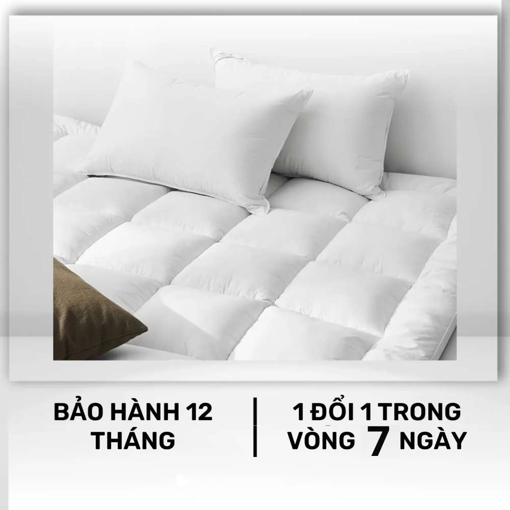 Mô tả Niệm Topper dày 9cm He thong NEM Cao Cấp Tấm Nệm Đệm Topper Toper Trải Giường Tăng Tiện Nghi Chuẩn Khách Sạn 5 Sao - 3