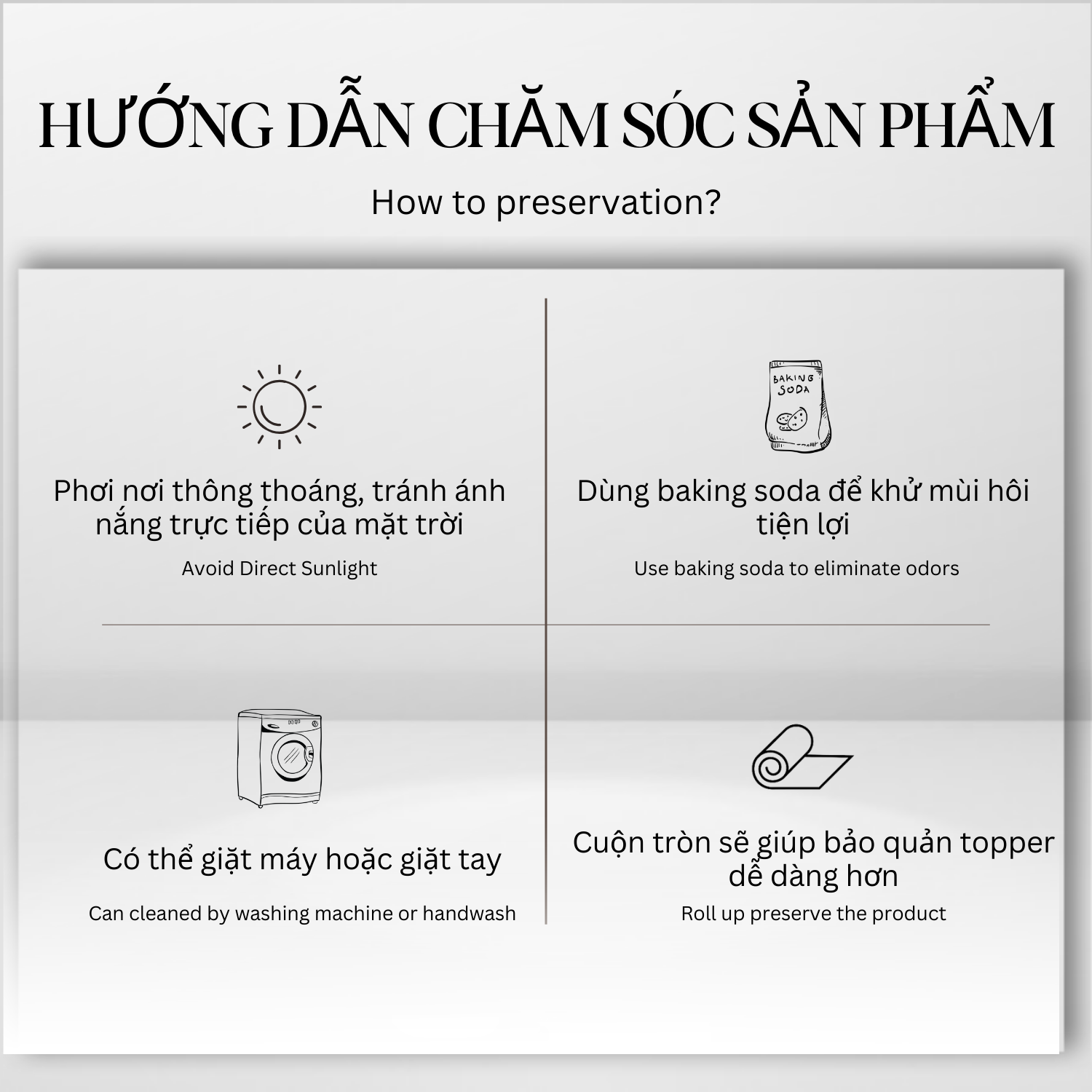 Mô tả Niệm Topper dày 9cm He thong NEM Cao Cấp Tấm Nệm Đệm Topper Toper Trải Giường Tăng Tiện Nghi Chuẩn Khách Sạn 5 Sao - 2
