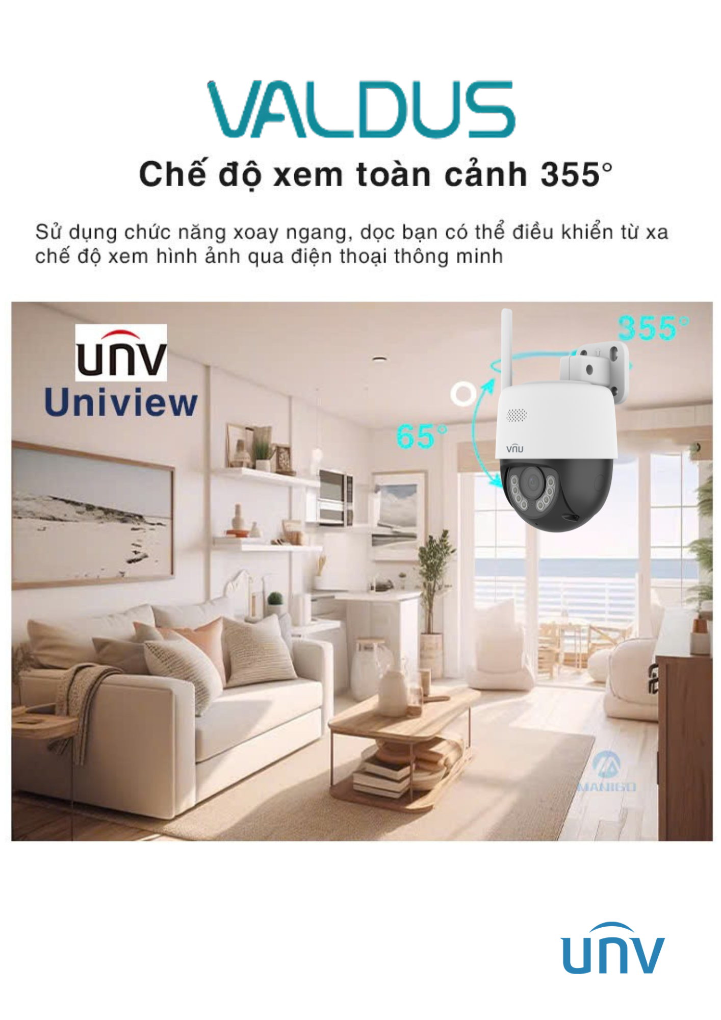 Camera UNV IPC-P1A-M3F4D app UNV-link