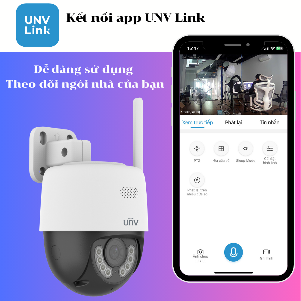 Camera UNV IPC-P1A-M3F4D tính năng AI