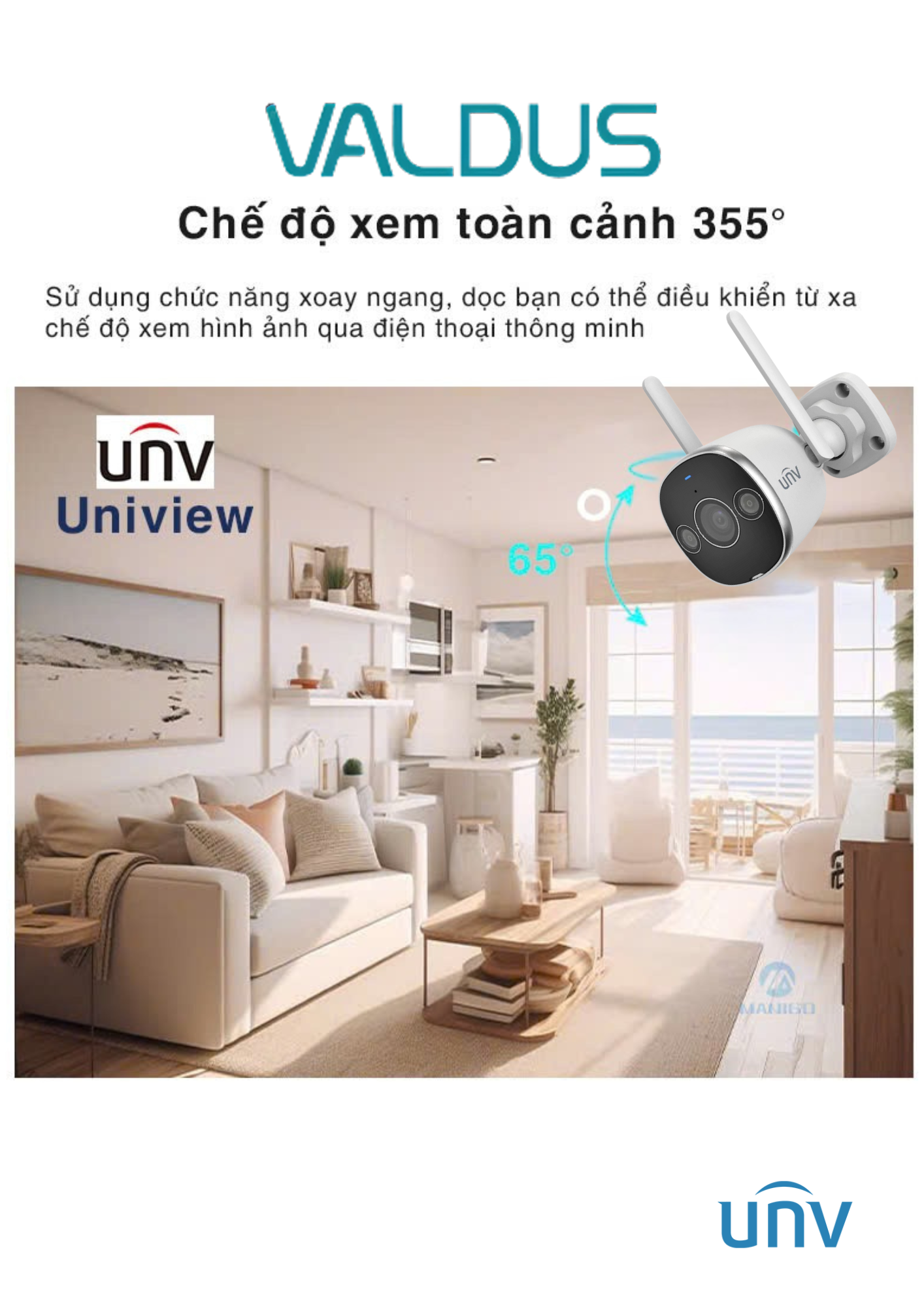 Camera UNV IPC-B2D-M3F4D Đóng gói