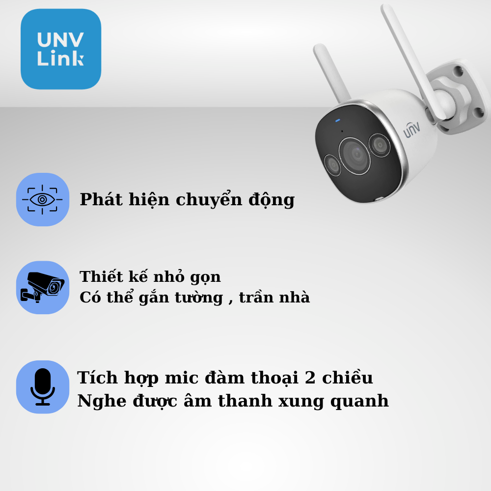 Camera UNV IPC-B2D-M3F4D Tính năng thông minh