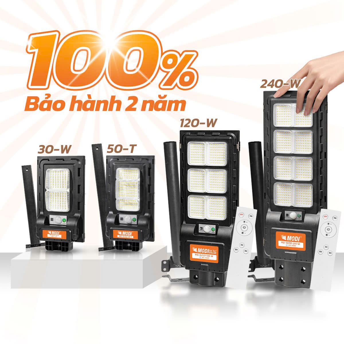 Đèn Năng Lượng Mặt Trời MODI SOLAR