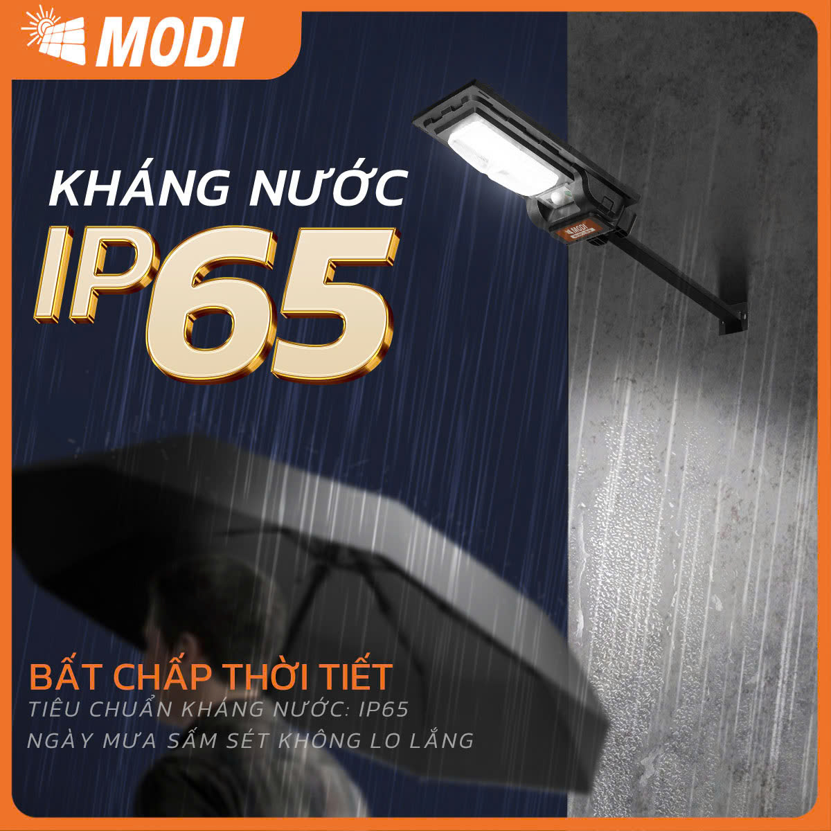 Đèn Năng Lượng Mặt Trời MODI SOLAR Hiệu Quả
