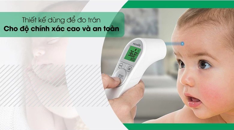 Mô tả Nhiệt Kế Điện Tử Hồng Ngoại Microlife NC200 | Phát Hiện Sốt Nhanh , Độ Chính Xác Cao 3 Trong 1 - 4
