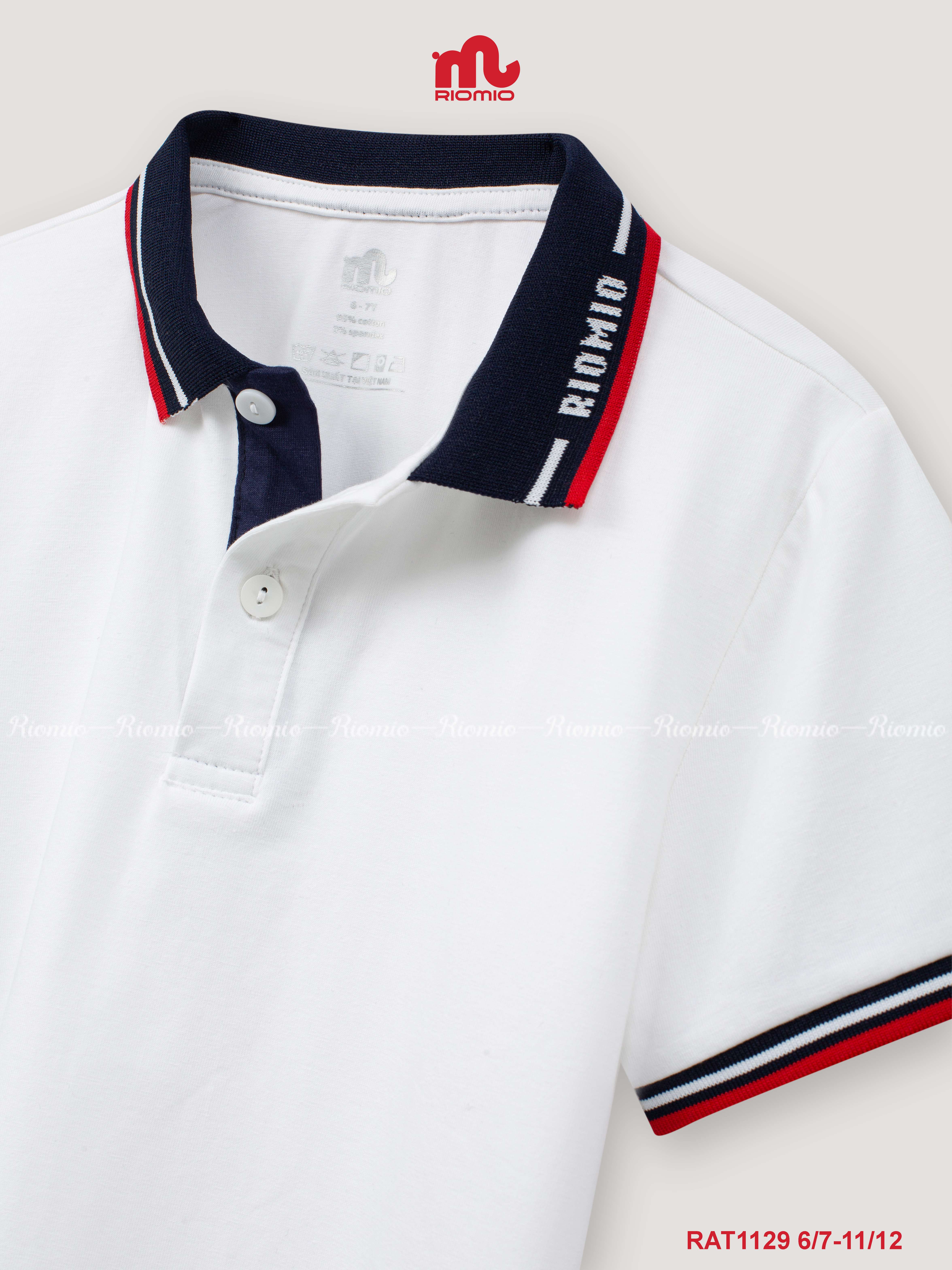 Mô tả Áo polo bé trai Riomio áo polo cho bé chất liệu cotton mềm mịn, thoáng mát RAT1129 - 2