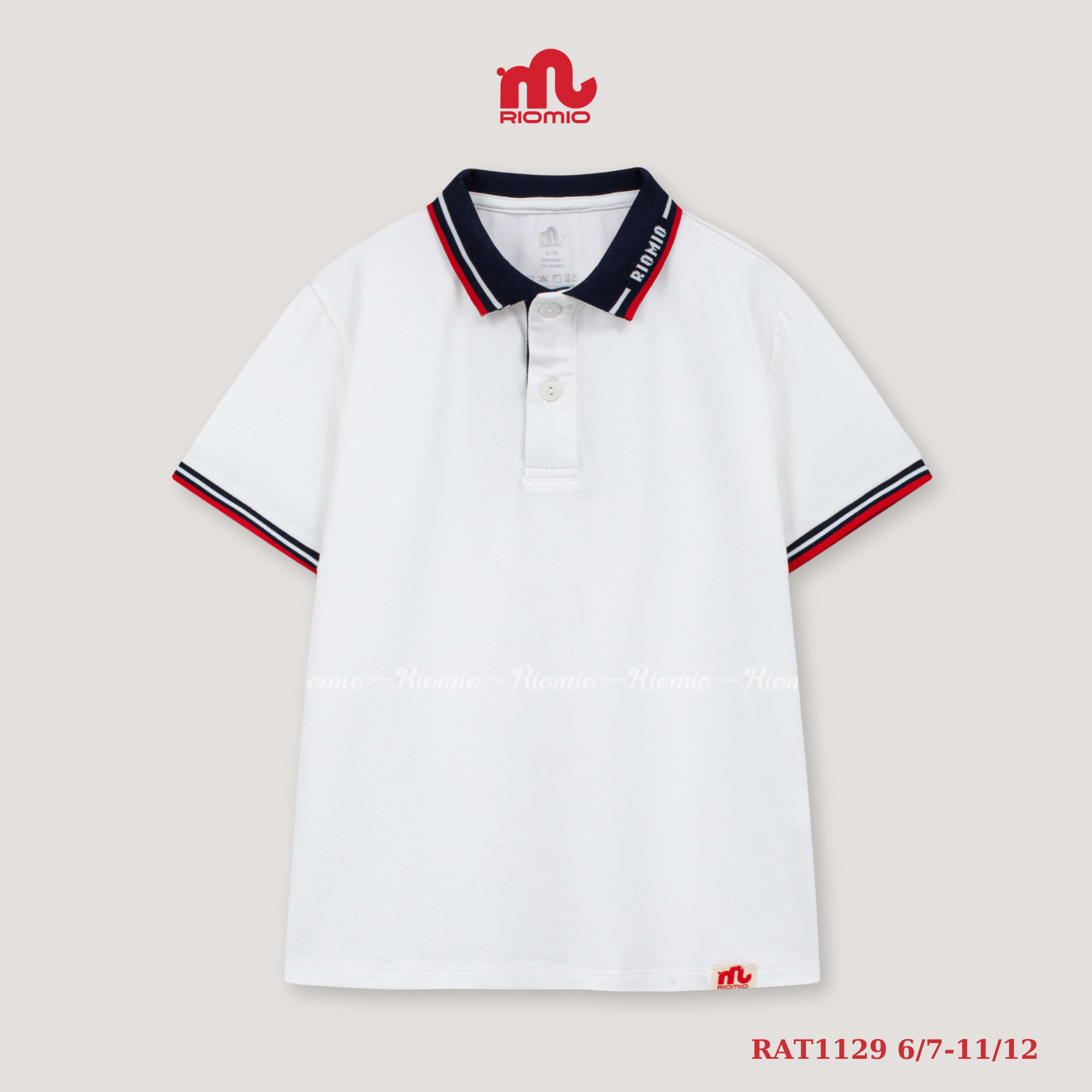 Mô tả Áo polo bé trai Riomio áo polo cho bé chất liệu cotton mềm mịn, thoáng mát RAT1129 - 1