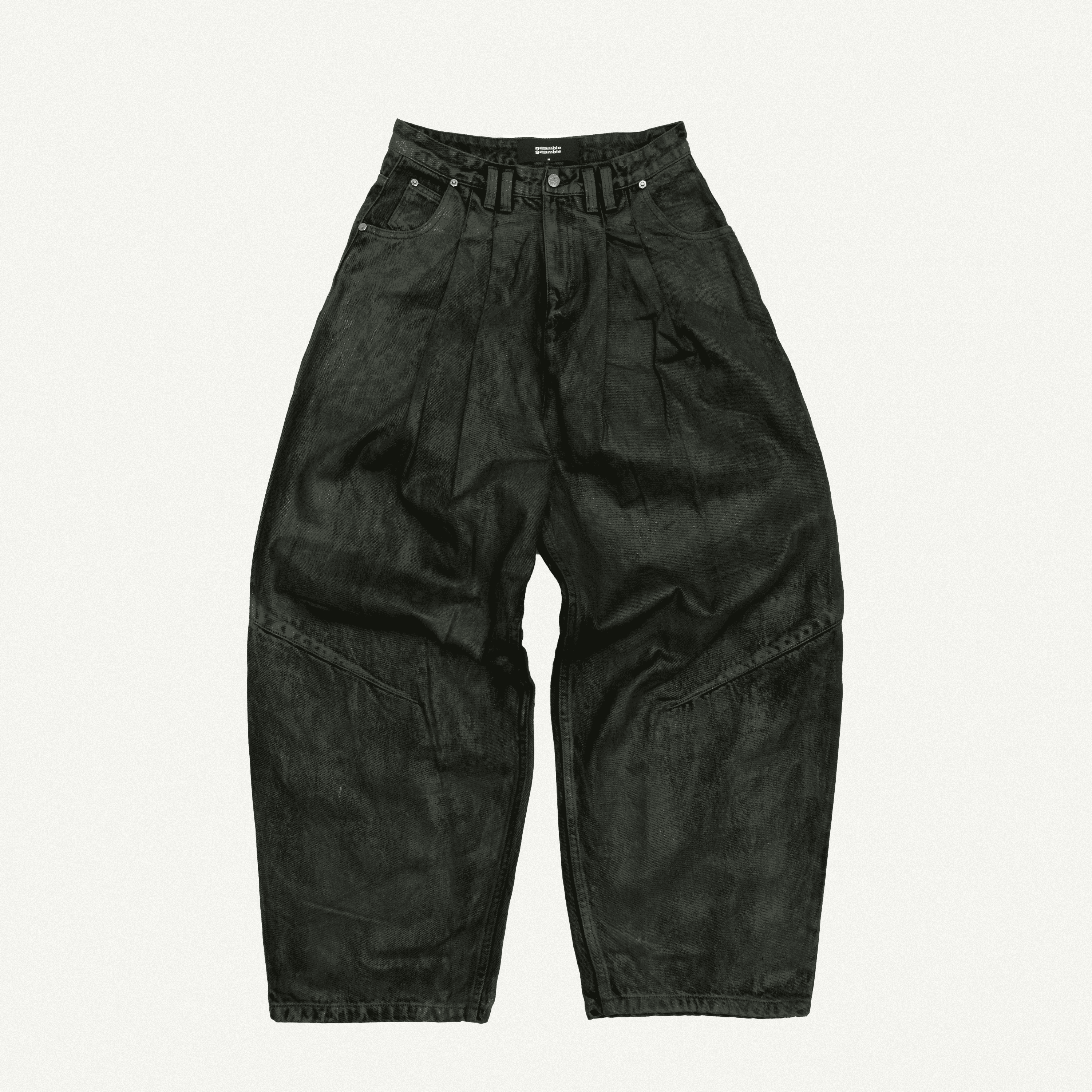 Mô tả COATED BAGGY JEANS / QUẦN JEAN BAGGY / GAMBLE WORLDWIDE - 1