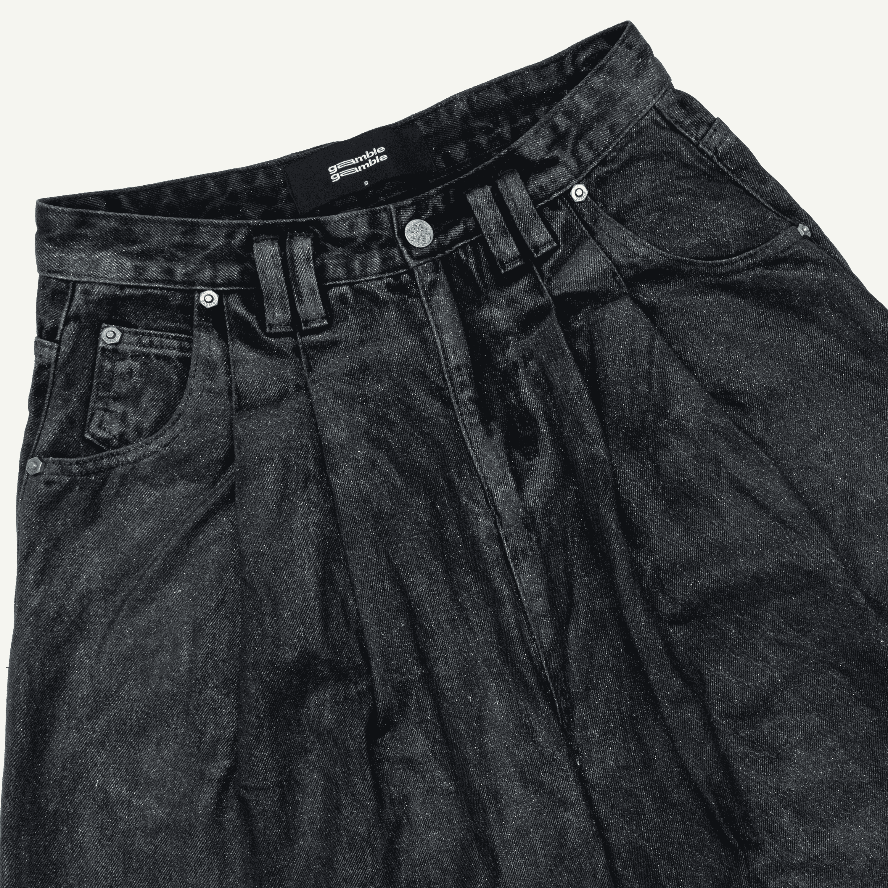 Mô tả COATED BAGGY JEANS / QUẦN JEAN BAGGY / GAMBLE WORLDWIDE - 10