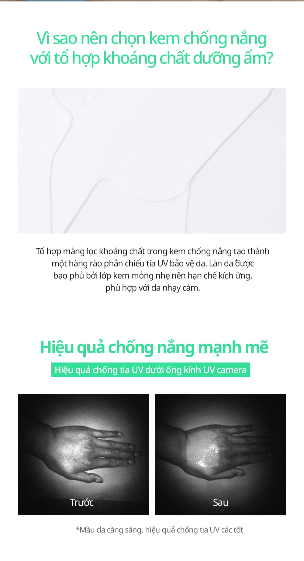 Mô tả Bộ Đôi 2 Chai Kem Chống Nắng BOM Green UV SUN OFF (SPF50+,PA++++) 50ml - 3