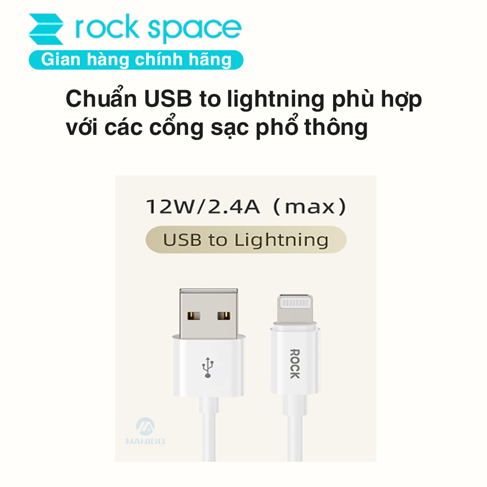 Cáp sạc Rockspace S08 chi tiết