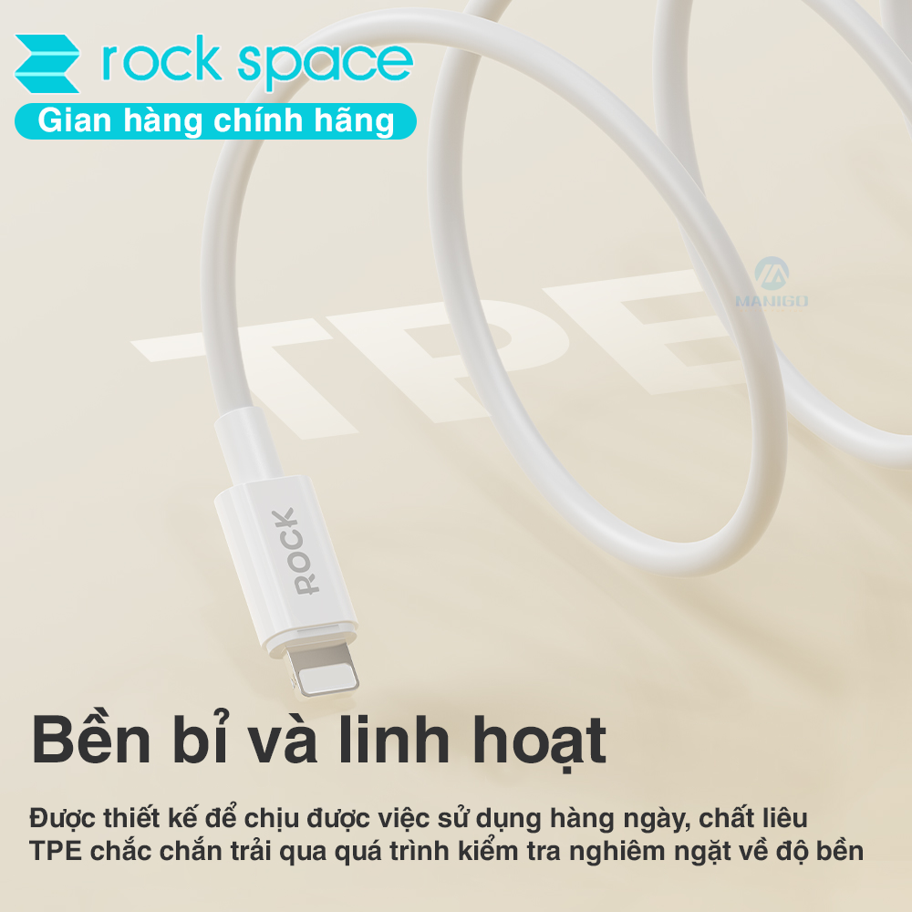 Cáp sạc Rockspace S08 góc nhìn khác