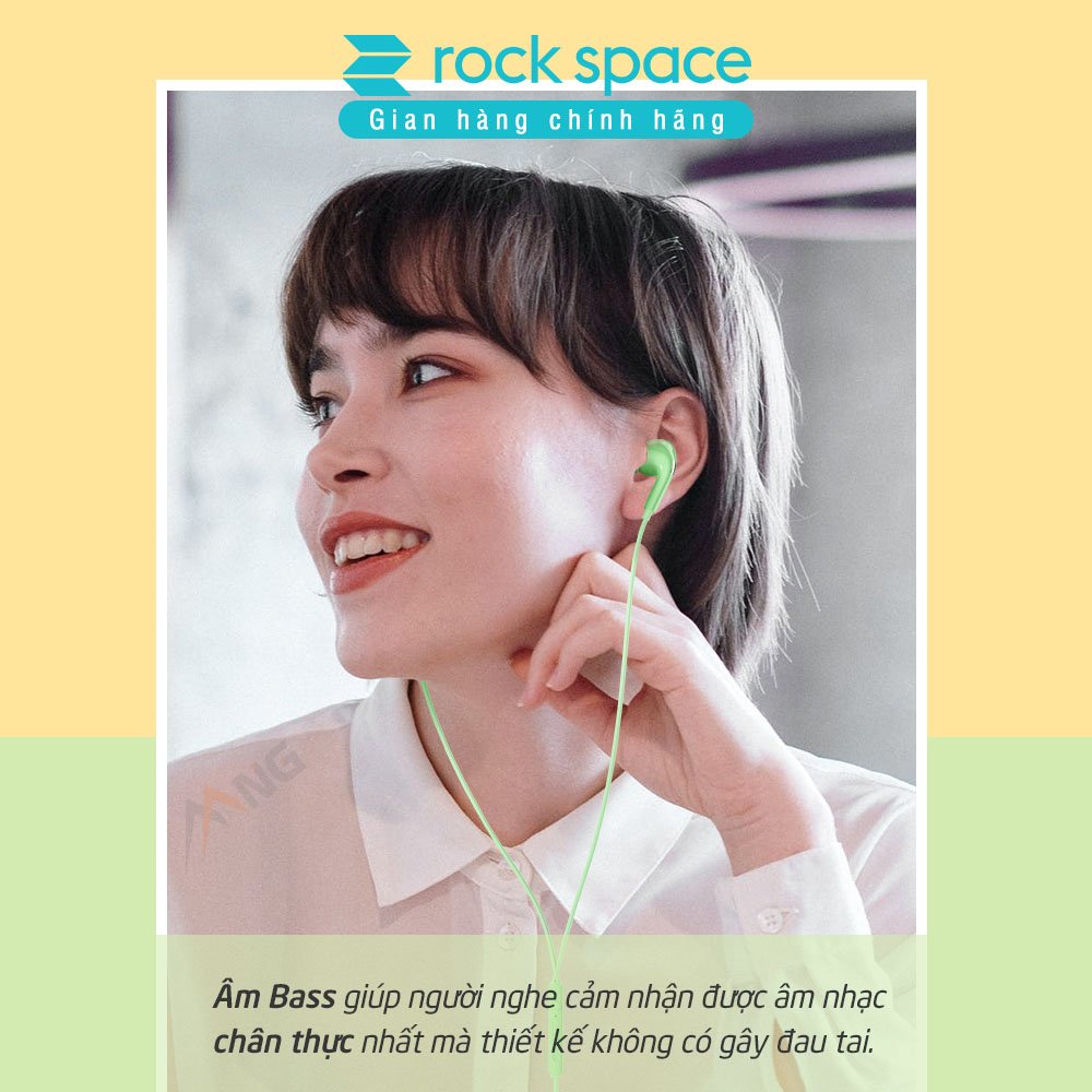 Tai nghe Rockspace ES07 màu xanh dương