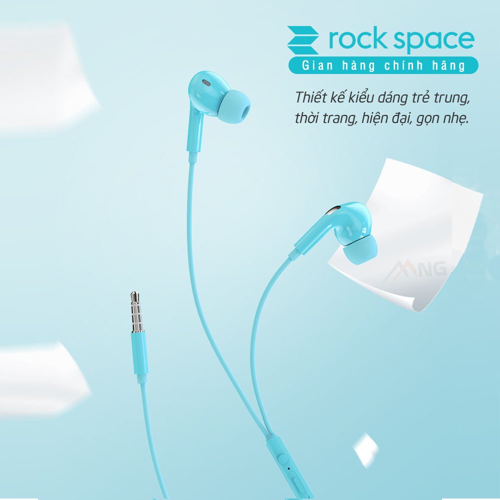 Tai nghe Rockspace ES07 màu xanh lá