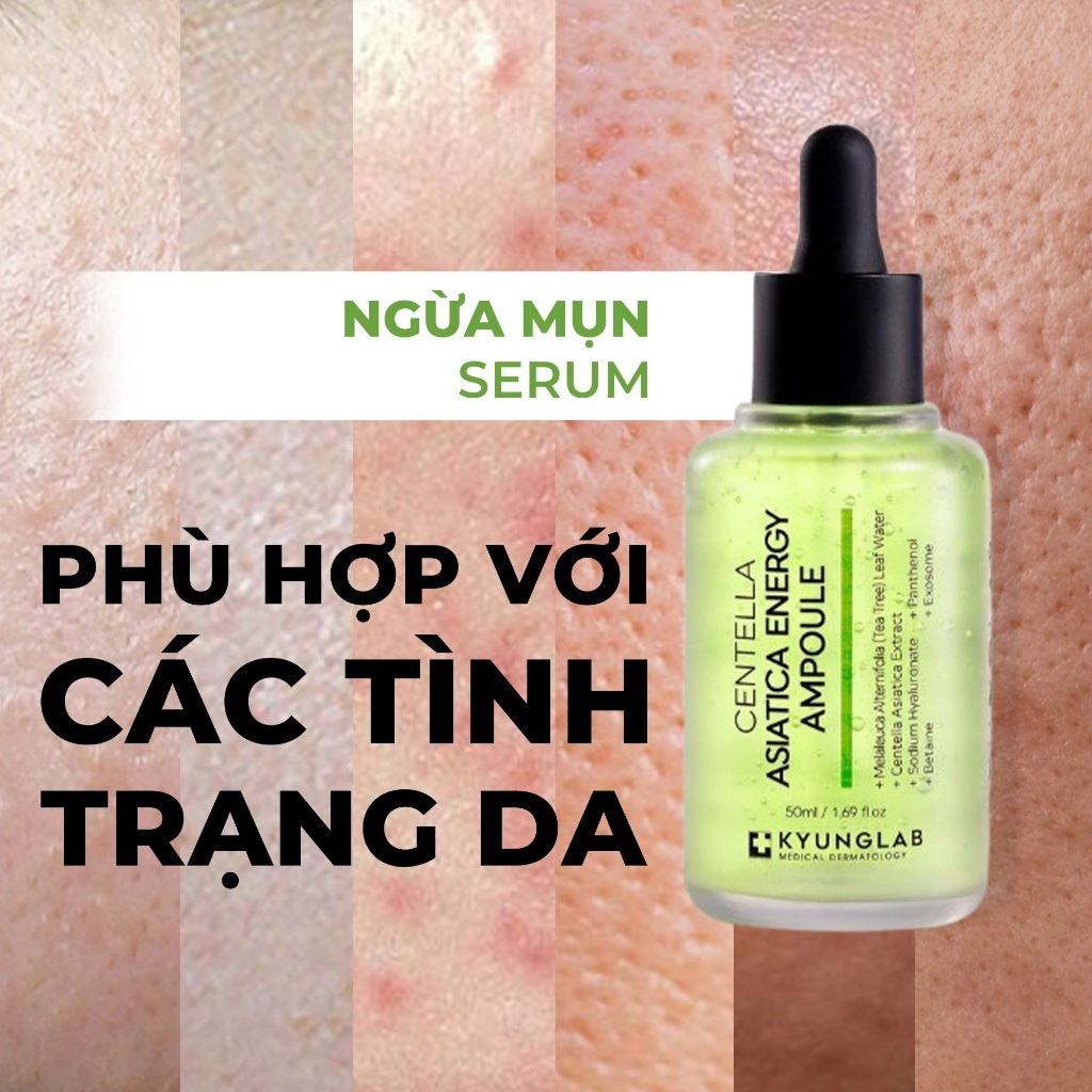 Mô tả Serum giảm mụn kiềm dầu KyungLab Centella Asiatica Ampoule 50ml- K Naturals - 2