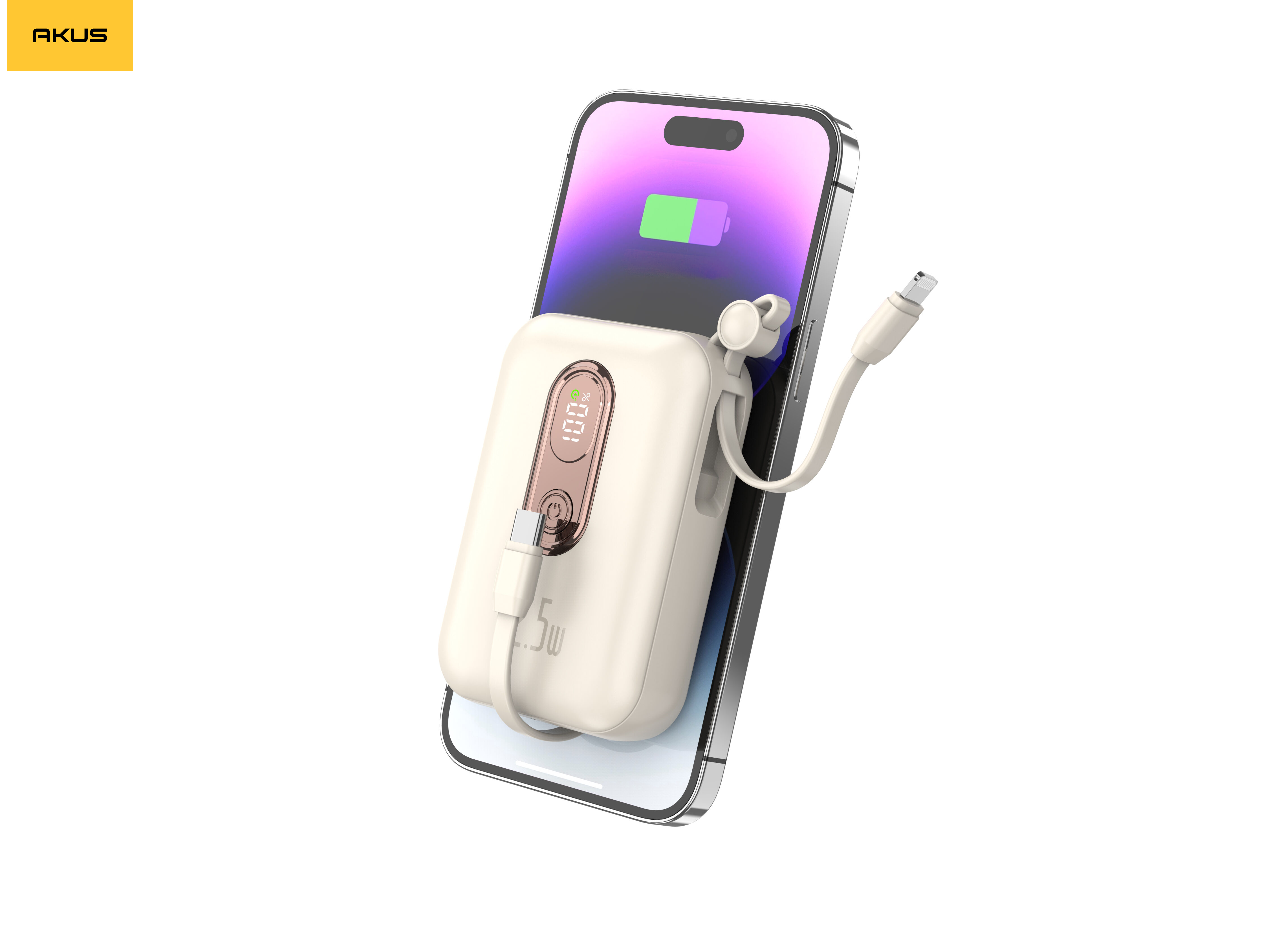 Mô tả Sạc dự phòng sạc nhanh 22.5w AKUS-DP123 10.000mAh - 5