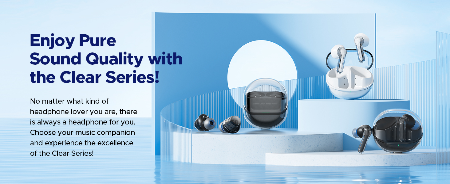 Mô tả Tai nghe True Wireless SoundPEATS Clear Dot Trong Suốt | Bass Mạnh Mẽ | Pin 27 Tiếng | Bluetooth 5.3 - 9