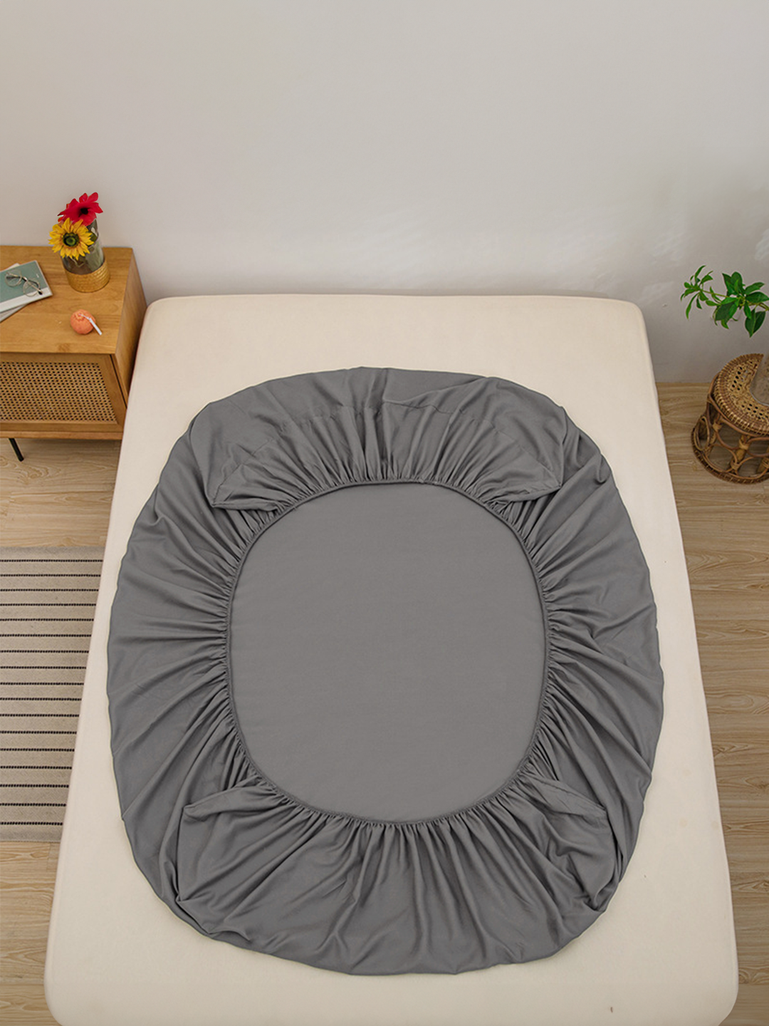 Mô tả Ga drap giường Chống Thấm GONI bo chun cho nệm cao 4-25cm, Kích thước 1m x 2m, 1m2, 1m4, 1m6 x 2m, 1m8 x 2m, 2m2 x 2m - 2