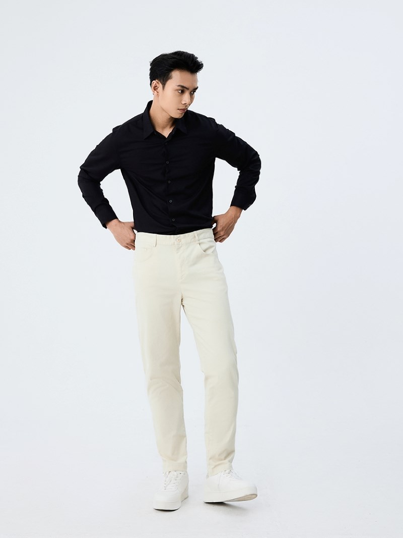 Quần kaki nam YaMe phong cách casual