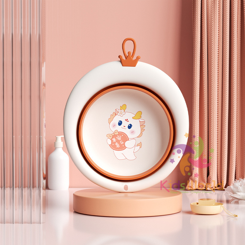 Mô tả Chậu rửa mặt gấp gọn cho bé siêu tiện lợi hình thú KidAndMom, đa dạng hình ảnh màu sắc - 9