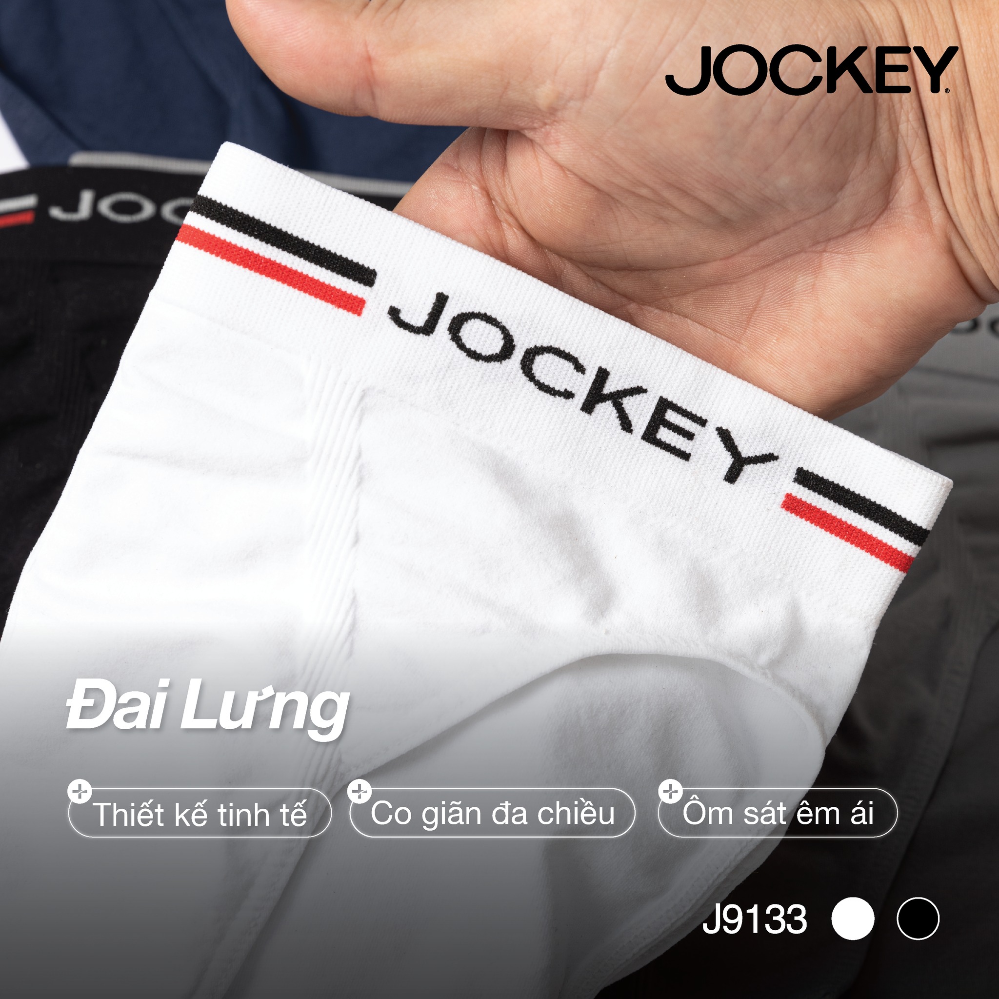 Mô tả Quần Lót Nam Jockey Tam Giác Không Đường May Seam Free Kháng Khuẩn Cao Cấp - J9133 - 1