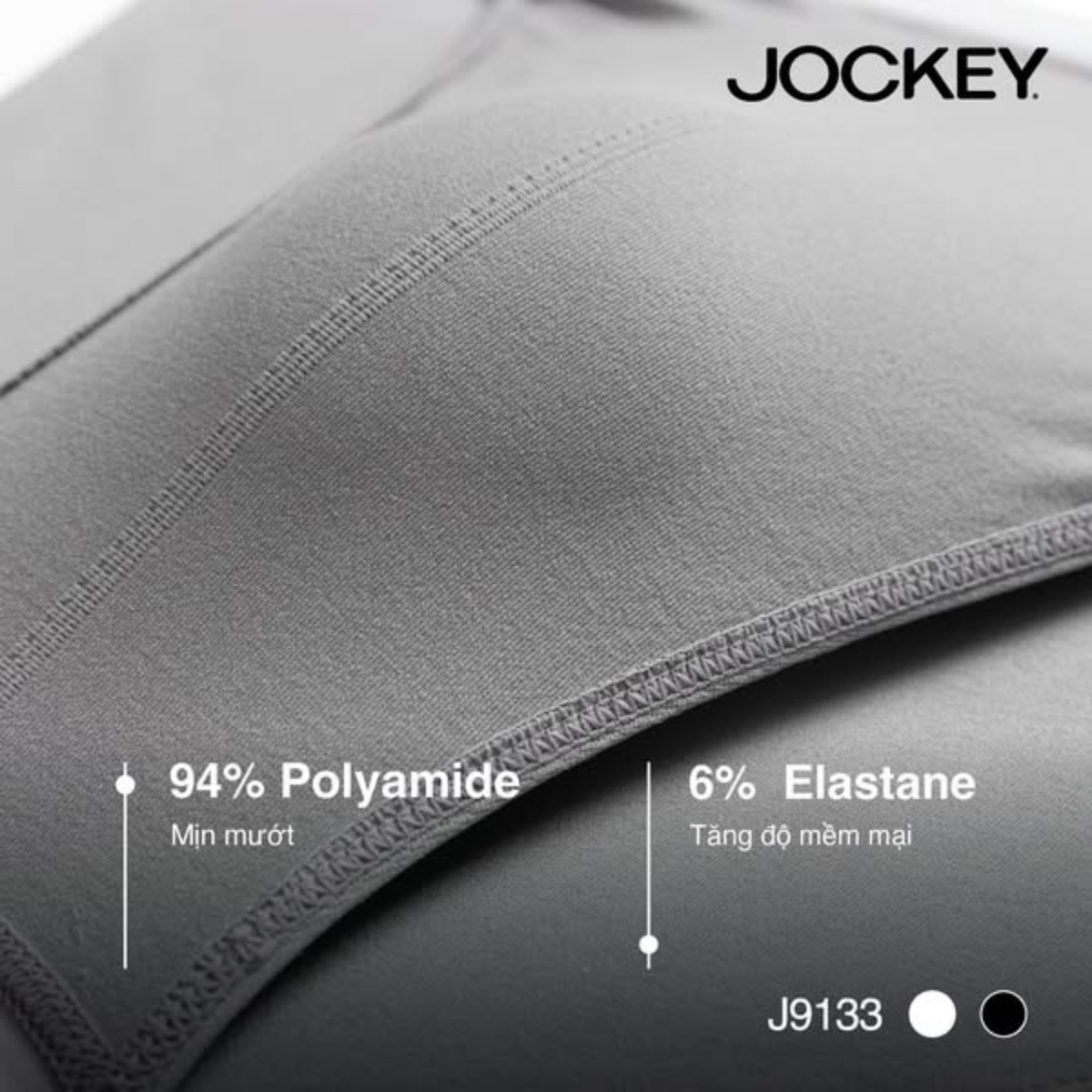 Mô tả Quần Lót Nam Jockey Tam Giác Không Đường May Seam Free Kháng Khuẩn Cao Cấp - J9133 - 2
