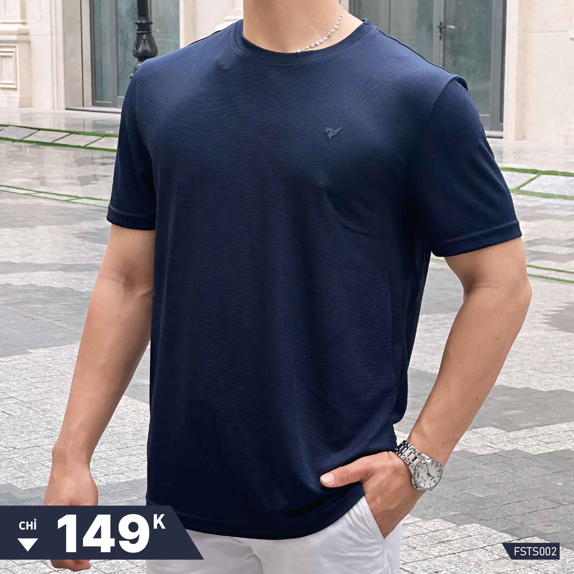 Mô tả Áo ThunThể Thao Nam TORANO ngắn tay trơn cổ tròn mềm co giãn thể thao basic TS002 - 7
