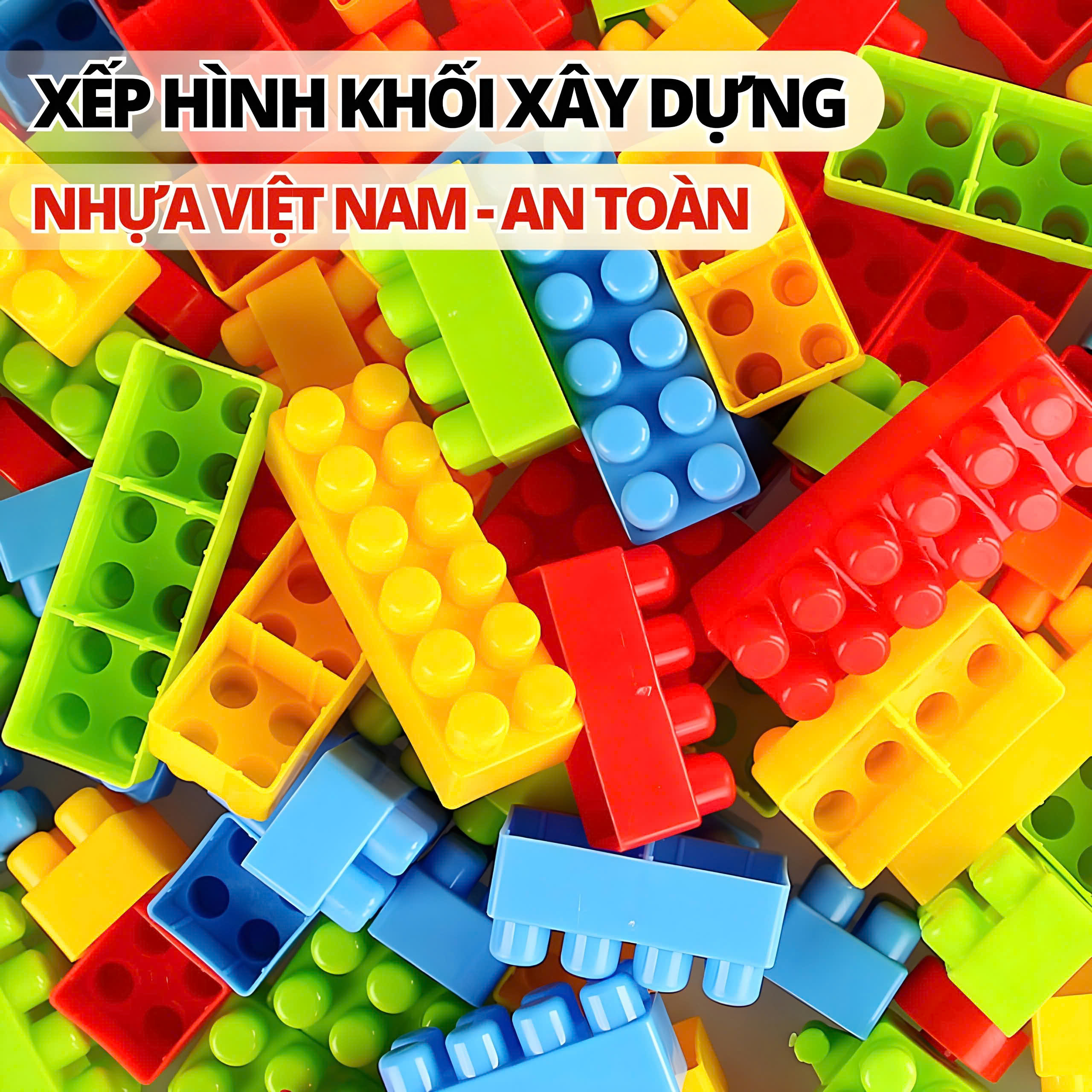 Mô tả Đồ Chơi Xếp Hình Cho Bé Bộ Lắp Ghép Xếp Mô Hình Bằng Nhựa Nhiều Chi Tiết Cho Trẻ Em Sáng Tạo - 3