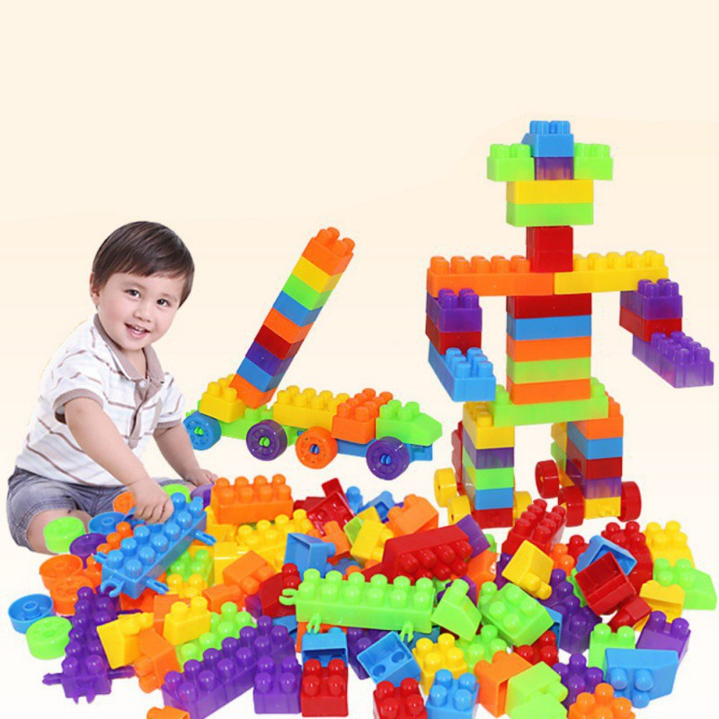 Mô tả Đồ Chơi Xếp Hình Cho Bé Bộ Lắp Ghép Xếp Mô Hình Bằng Nhựa Nhiều Chi Tiết Cho Trẻ Em Sáng Tạo - 4