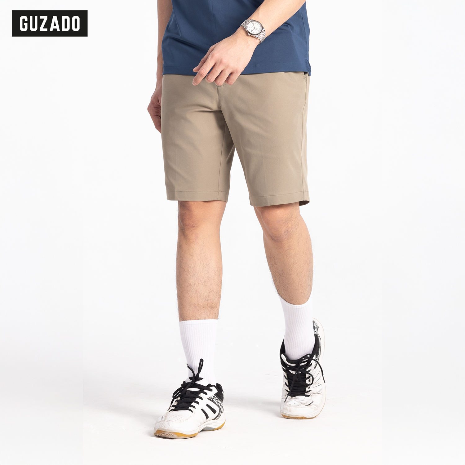 Quần Short Kaki Nam GUZADO MSR2515