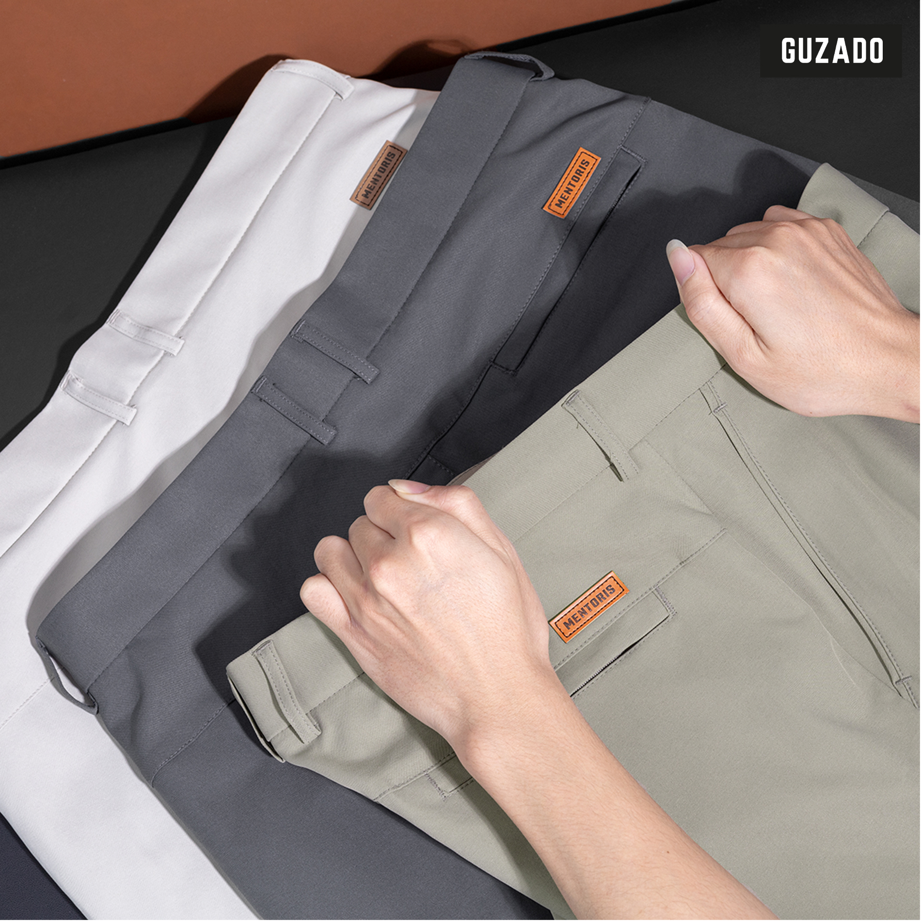 Quần Short Kaki Nam GUZADO MSR2515
