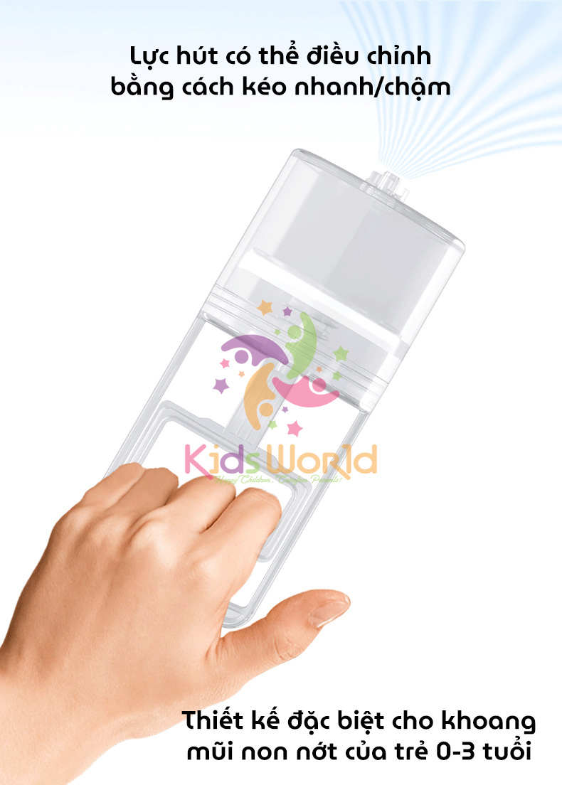 Mô tả Máy hút mũi cho bé sơ sinh Hello Nasal phiên bản nâng cấp Deluxe Edittion kèm 2 đầu hút silicon - 3