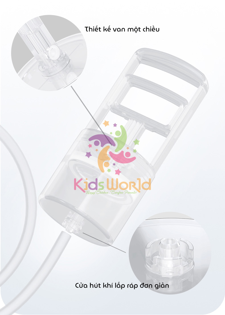 Mô tả Máy hút mũi cho bé sơ sinh Hello Nasal phiên bản nâng cấp Deluxe Edittion kèm 2 đầu hút silicon - 6