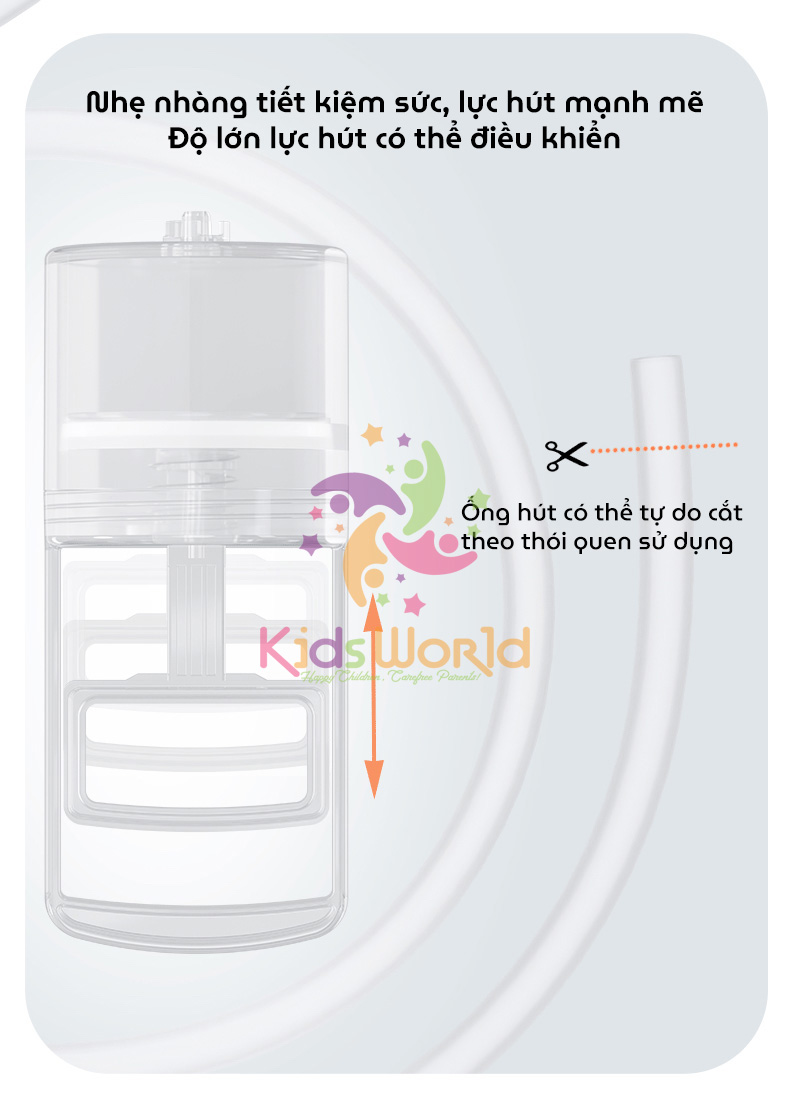 Mô tả Máy hút mũi cho bé sơ sinh Hello Nasal phiên bản nâng cấp Deluxe Edittion kèm 2 đầu hút silicon - 7