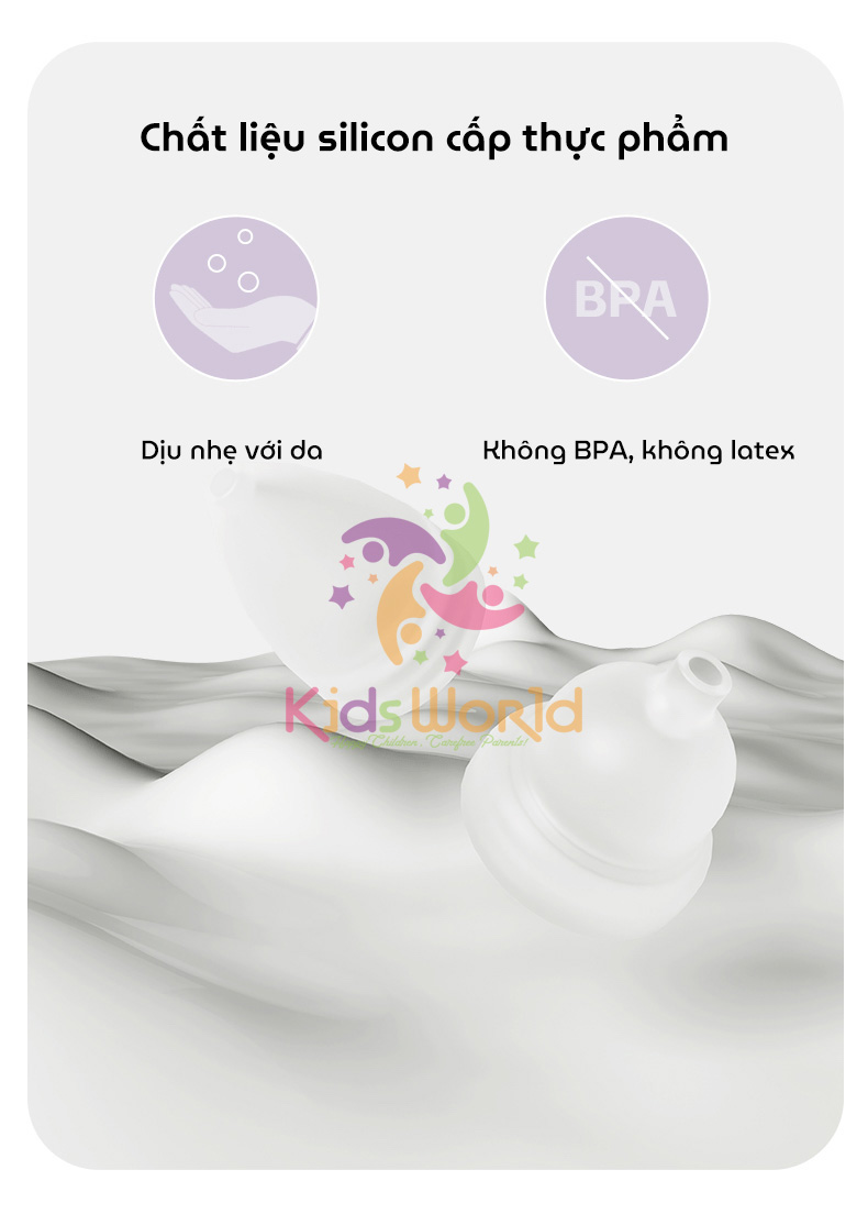Mô tả Máy hút mũi cho bé sơ sinh Hello Nasal phiên bản nâng cấp Deluxe Edittion kèm 2 đầu hút silicon - 9