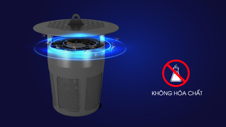 Đèn bắt muỗi không hóa chất