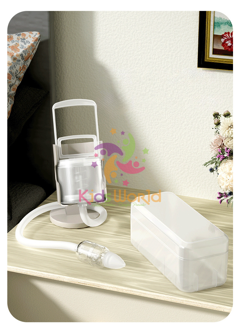 Mô tả Dụng cụ hút mũi trẻ sơ sinh kéo tay Hello Nasal bản nâng cấp Deluxe Edittion kèm 2 đầu hút silicon - 11