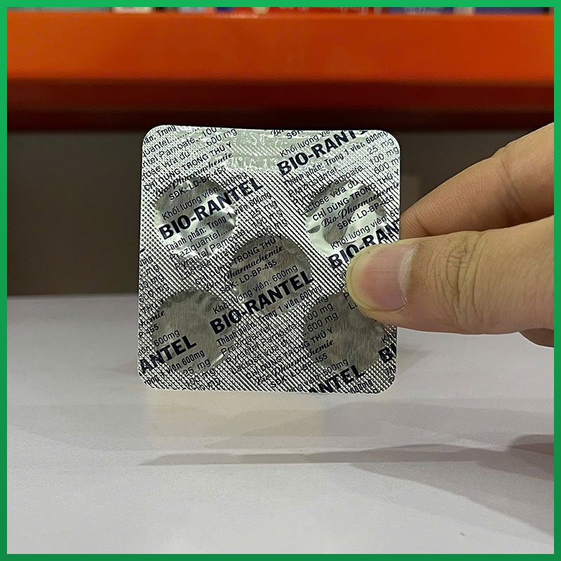 Viên sổ giun Bio Rantel cho chó mèo (1 viên) giúp tẩy sạch các loại ...