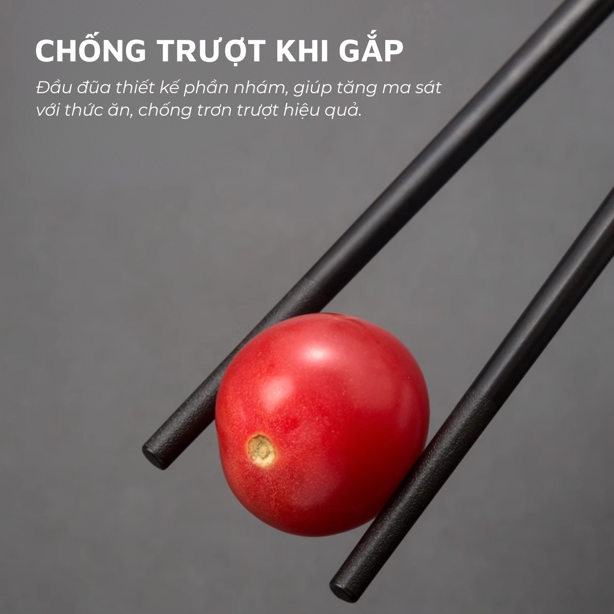 Mô tả Đũa nhựa PPS sợi thủy tinh DandiHome kết hợp Inox 304 DandiHome cao cấp, chống trượt, chống nấm mốc - 6