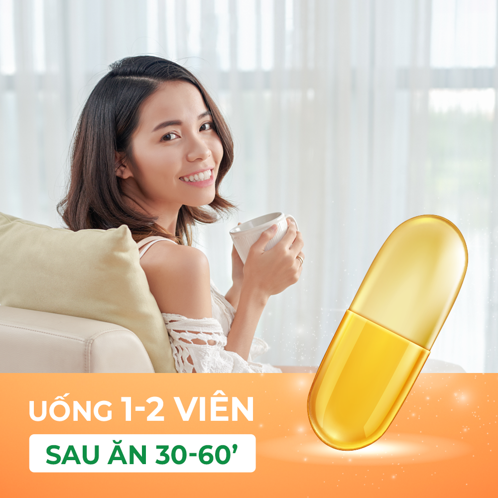Mô tả Viên uống VTM Vitamin C bổ sung vitamin C, sáng da, mờ thâm, tăng cường đề kháng - gói 60 viên - 5