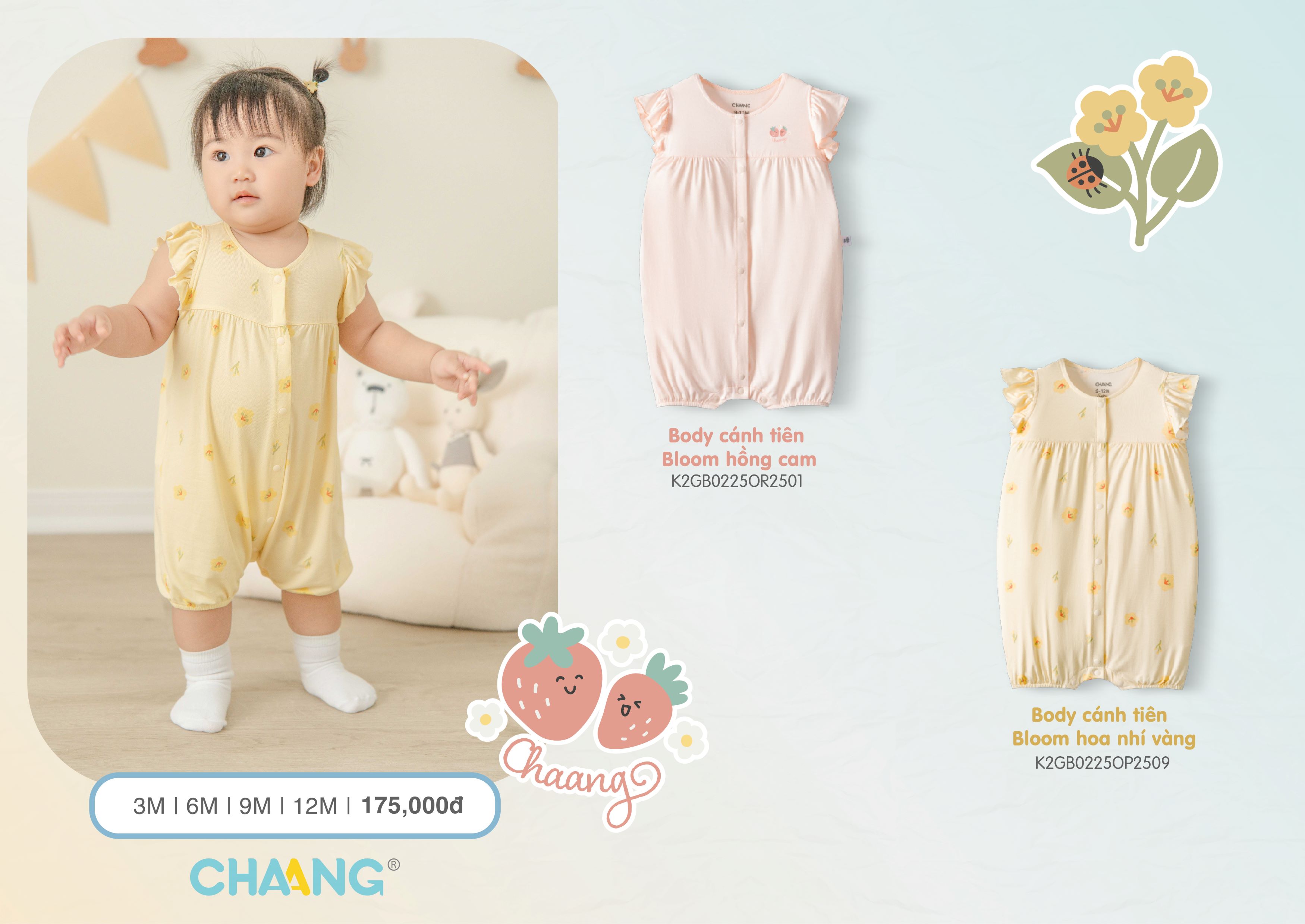 Mô tả Bộ body cộc cánh tiên Bloom cho bé gái - 2