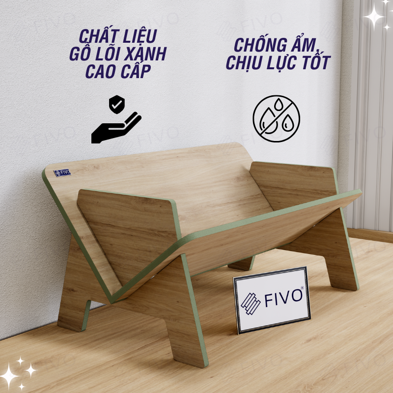 Kệ sách gỗ để bàn FB29 FIVO để được nhiều sách